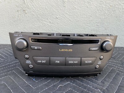 09-10 Lexus Is250 Is350 Am FM SAT AUX Radio 6 Disc CD Player OEM
