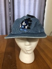 Mickey Unlimited Kids Denim Blue Mickey Mouse Hat NWT Disney Stretch Fit