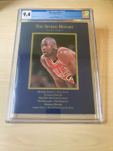 CGC 9.4 1992 The Sports Report Magazine Michael Jordan Only 3 Graded Higher Rare
