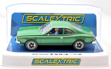 Scalextric Green AMC Hornet DPR W/ Lights 1/32 Scale Slot Car C4538