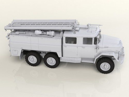 ICM 35902 Scale 1:35 Chernobyl #2. Fire Fighters firetruck & 4 figures & diorama - Picture 15 of 24
