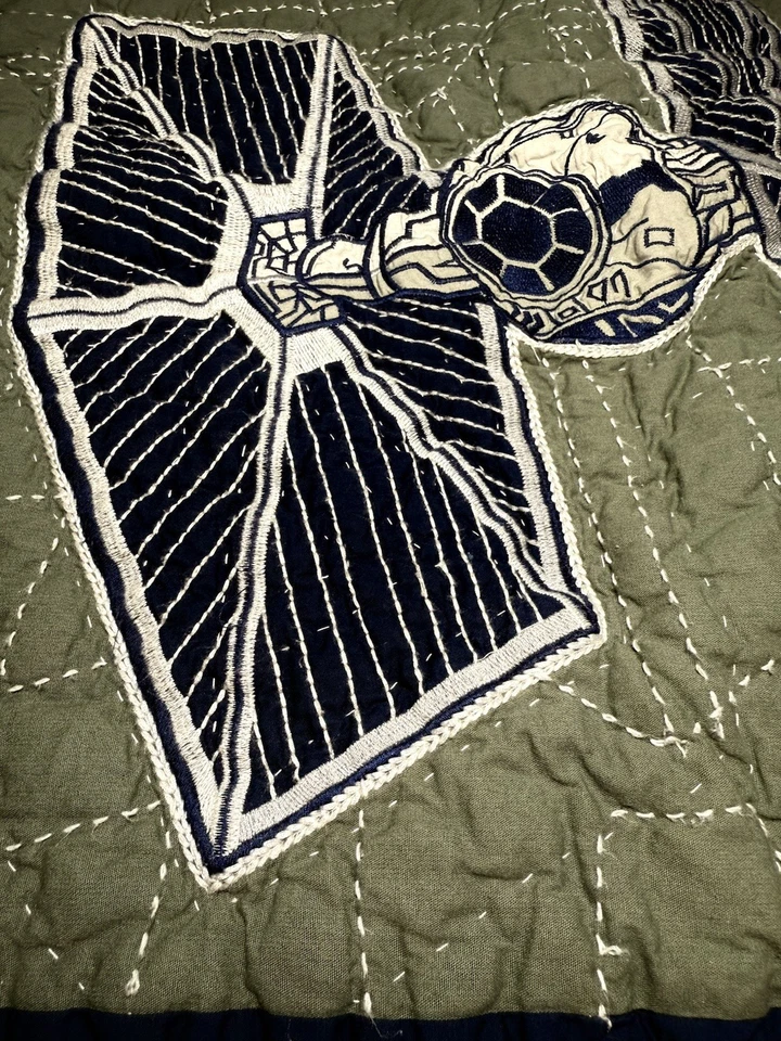 Pottery Barn Teen Kids Star Wars EURO SHAM SET Tie Fighter Pillow Sham 26” X 26” - Image 4 of 4