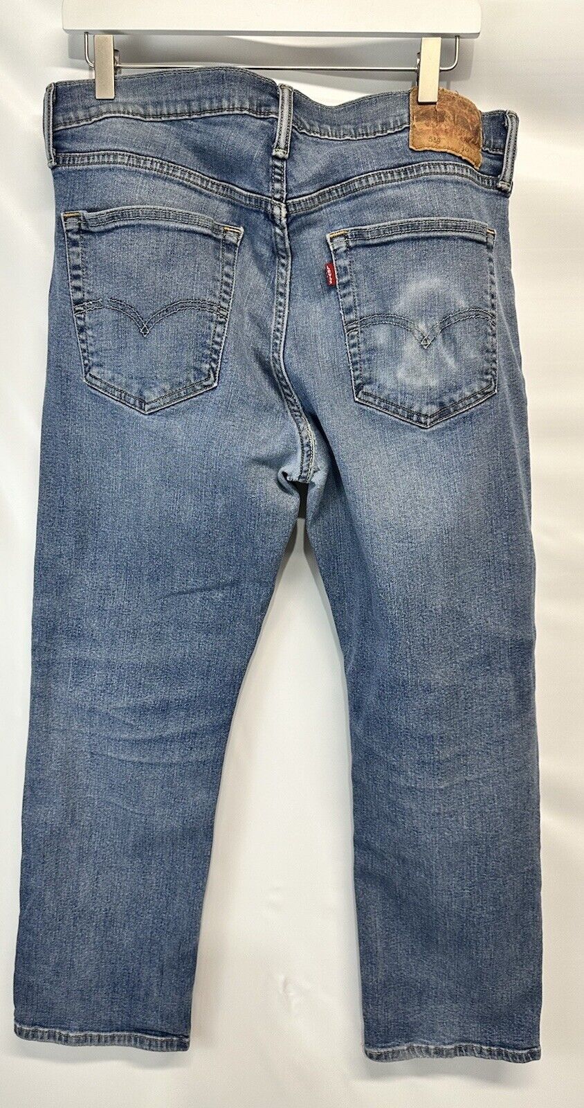 Levis 559, Mens 36x30, Faded Blue Relaxed Distres… - image 9