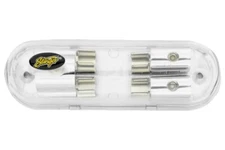 4G In Two 8 Gauge Out AGU Fused Power Distribution Block Car Amp 2 Gang Wire