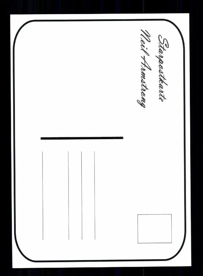 Neil Armstrong 1930-2012 Autogrammkarte Erster Mensch auf dem Mond - Bild 2 von 2