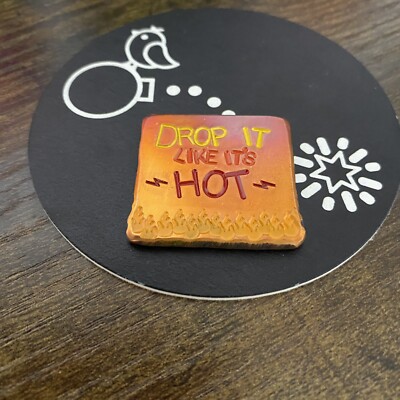 DROP IT LIKE IT S HOT - Hand Made Custom Copper Golf Ball Marker!