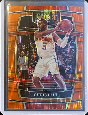 Chris Paul - 2021-22 Panini Select - Orange Shimmer Prizm #51
