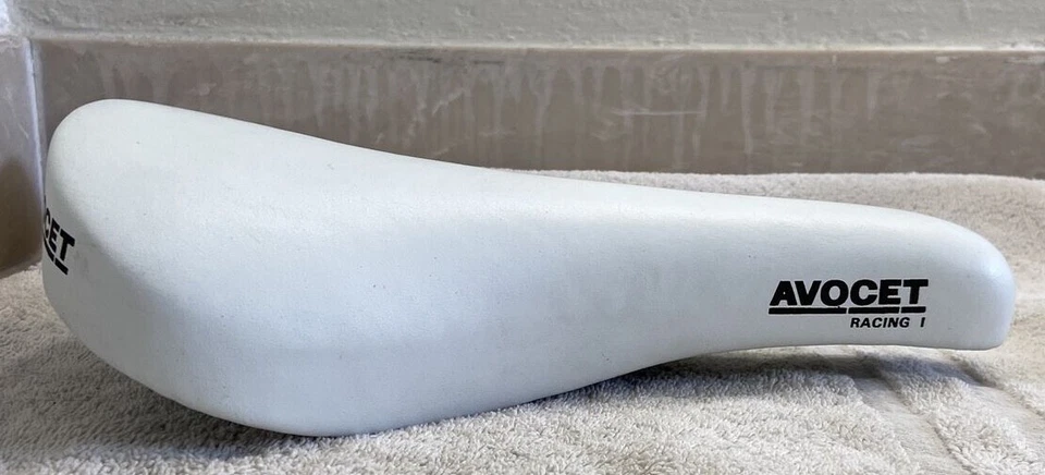 Avocet Racing I saddle  NOS  White - Image 4 of 4