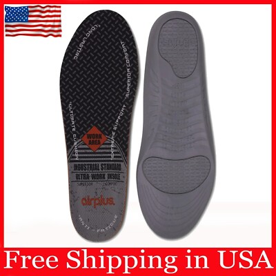 Airplus Ultra Work Memory Insole Men'S 7-13, Cut-To-Fit