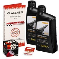 Honda XR 600 R (PE04) 85-93, Classic 10W40 ÖL + K&N ÖLfilter, MotoröL Set