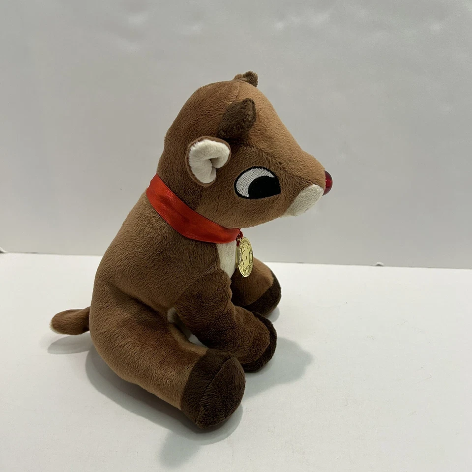 Peluche Dan Dee Rudolph el reno nariz roja elección de coleccionista - ¡LEER DESCRIPCIÓN! Foto 4 de 4