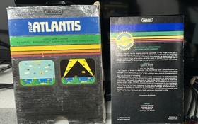 INTELLIVISION 2 IMAGIC GAME LOT,ATLANTIS BOX /CART & MANUAL & DEMON ATTACK  SAME