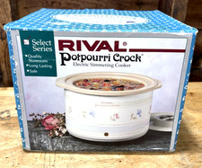 VTG 1980s Rival Potpourri Crock, Model 3207