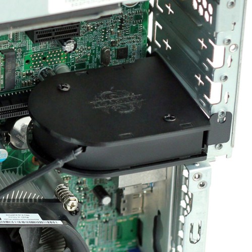 ITX PC Case Cooler Low Profile PCIe Bracket Cooling Fan 3pin 4pin Plug 3000rpm - Picture 2 of 7