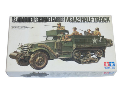 Tamiya Bausatz WK2 U.S. M3A2 Halftrack Armored Personnel Carrier (1:35) Neu OVP