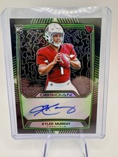 2019 Panini Obsidian - Rookie Autographs Kyler Murray #RA-KMU /25 Green AU, RC