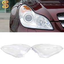 For Mercedes Benz W219 CLS350 CLS500 CLS550 Pair Headlight Lampshade Lens Cover