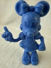 Vintage 1972 Marx Toys Walt Disney Minnie Mouse 6” Blue Plastic Figure