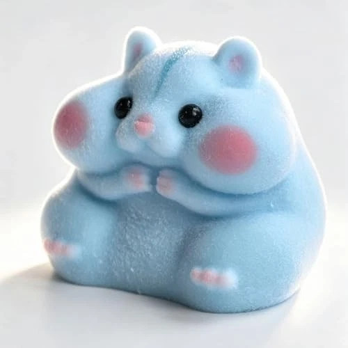 Handmade Taba Squishy Hamster Toy, Cute Squishy Hamster Fidget Toy