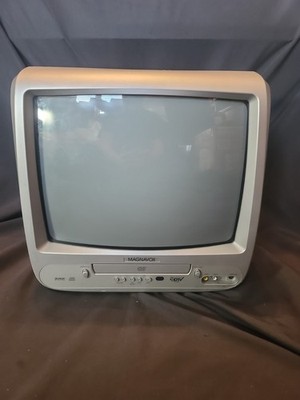Magnavox CD130MW8 13'' CRT TV/DVD Combo Retro Gaming Television Tested & Working