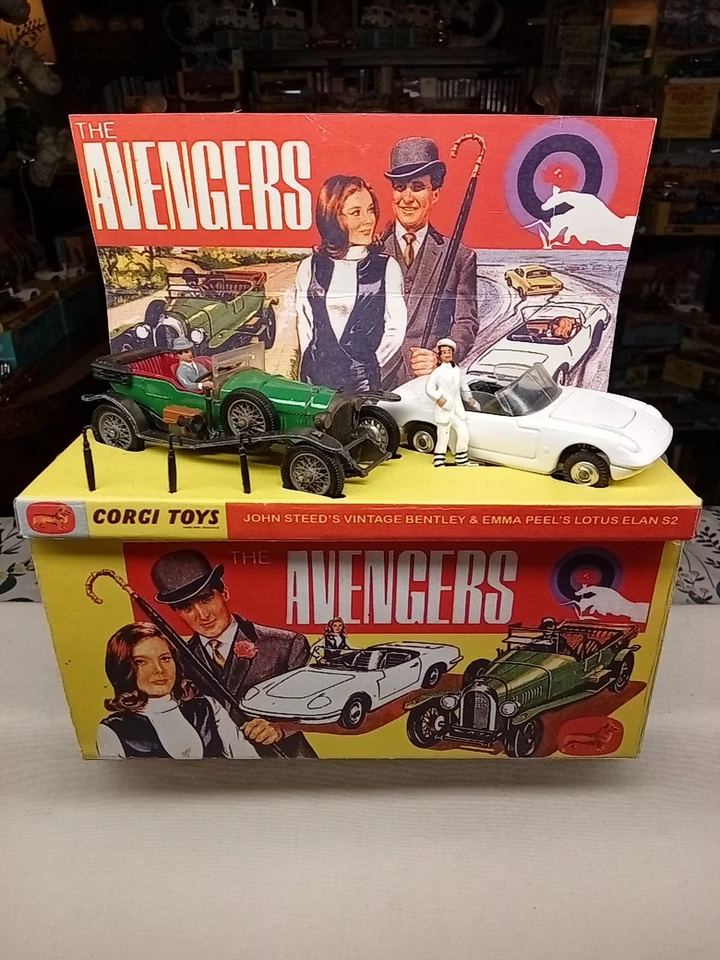 Corgi GS40 Gift Set 40 The Avengers komplett mit Ersatzbox