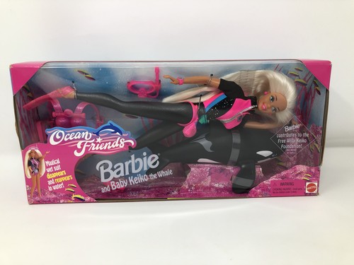 Barbie Ocean Friends and Baby Keiko The Whale Set