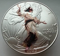 Jesus Christ Rises - Christian American Silver Eagle 1oz .999 Silver Dollar Coin