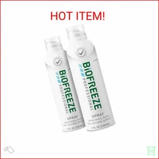 Biofreeze Professional Strength Pain Relief Aerosol Spray, Arthritis Pain Reliev