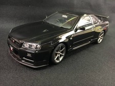 77407 Autoart Composite 1/18 Nissan Skyline Gt-R R34 V-Spec Ii Black Pearl