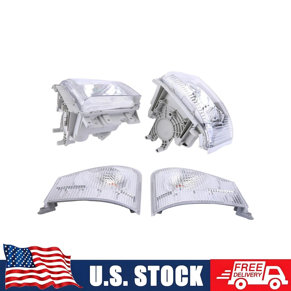 Left Right Headlights Corner Lamps For ISUZU NPR NPR-HD NQR NRR 2008 2009-20 US Foto 2 de 4