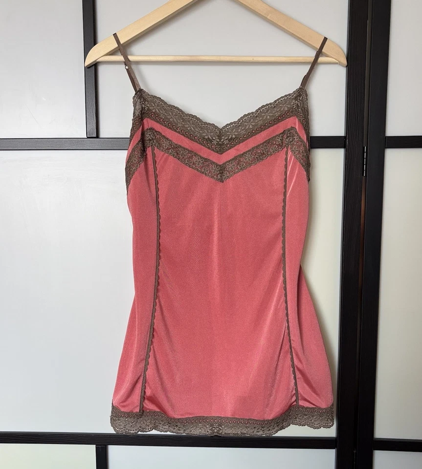 The Limited Womens Lace Trim Y2K Babydoll Tank Top SZ M Soft Girl Fairy Coquette - Image 2 of 4