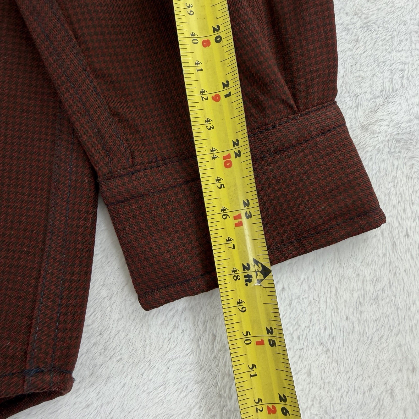 Pendleton Sir Pendleton Wool Houndstooth Shirt Me… - image 12