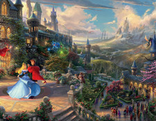 Ceaco - Thomas Kinkade Disney Dreams Collection - 4 Pack 500 Piece Puzzles