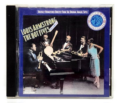 LOUIS ARMSTRONG / THE HOT FIVES VOLUME 1 CD (1988) CBS RECORDS ~ HEEBIE JEEBIES