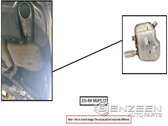 Maserati Levante 2018 Right Muffler P/N 673015374