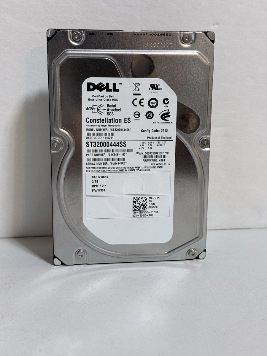 Dell 2TB SAS Internal Hard Disk Drives for sale | eBay