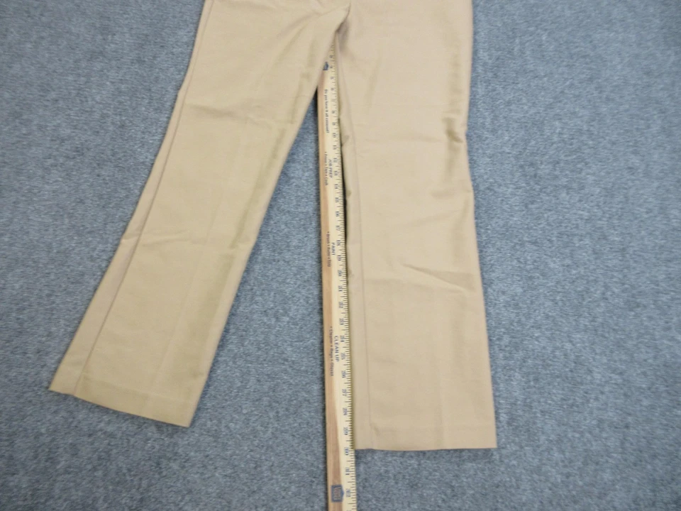 Chico's So Slimming Pants Womens 2 Regular Tan Straight Leg Dress Work Office - Image 4 of 4
