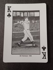 Bill Nicholson 1985 Hey Hey Cubs! Jack Brickhouse Playing Card - Chicago