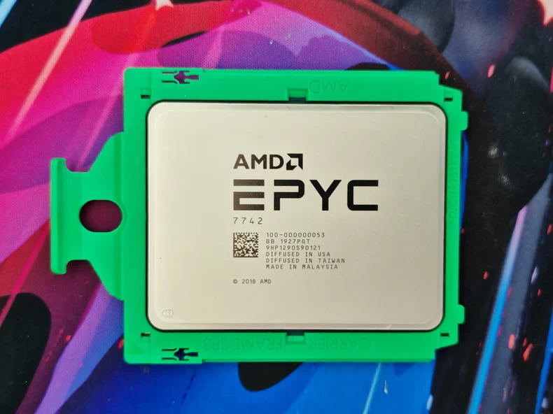 AMD EPYC 7742 cpu processor 64 core 128 thread 2.25ghz 225w Not locked ...