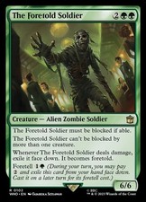 The Foretold Soldier 0102 Non Foil Rare Doctor Who Commander MTG Near Mint