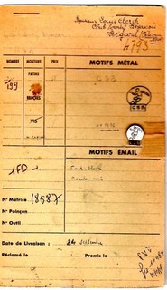 Insigne du Club Sportif Bégarnois édité en 1956