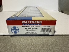 Walthers 932-9770 Santa Fe "El Capitan" 85' Budd Hi-Level Coach HO-Scale NOS *