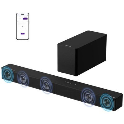 Elevate Your Audio: 5.1CH Surround Sound Bar with 300W Subwoofer & Bluetooth 5.4