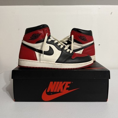 Air Jordan 1 Bred Toe Size 11 2017
