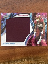 2021 Panini Mosaic Chase Young Rookie Jumbo Jersey Card Rare 85/99. rookie card picture