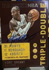 2015/16 Panini Hoops KOBE BRYANT “TRIPLE DOUBLE” SP Insert On Card Auto. Lakers