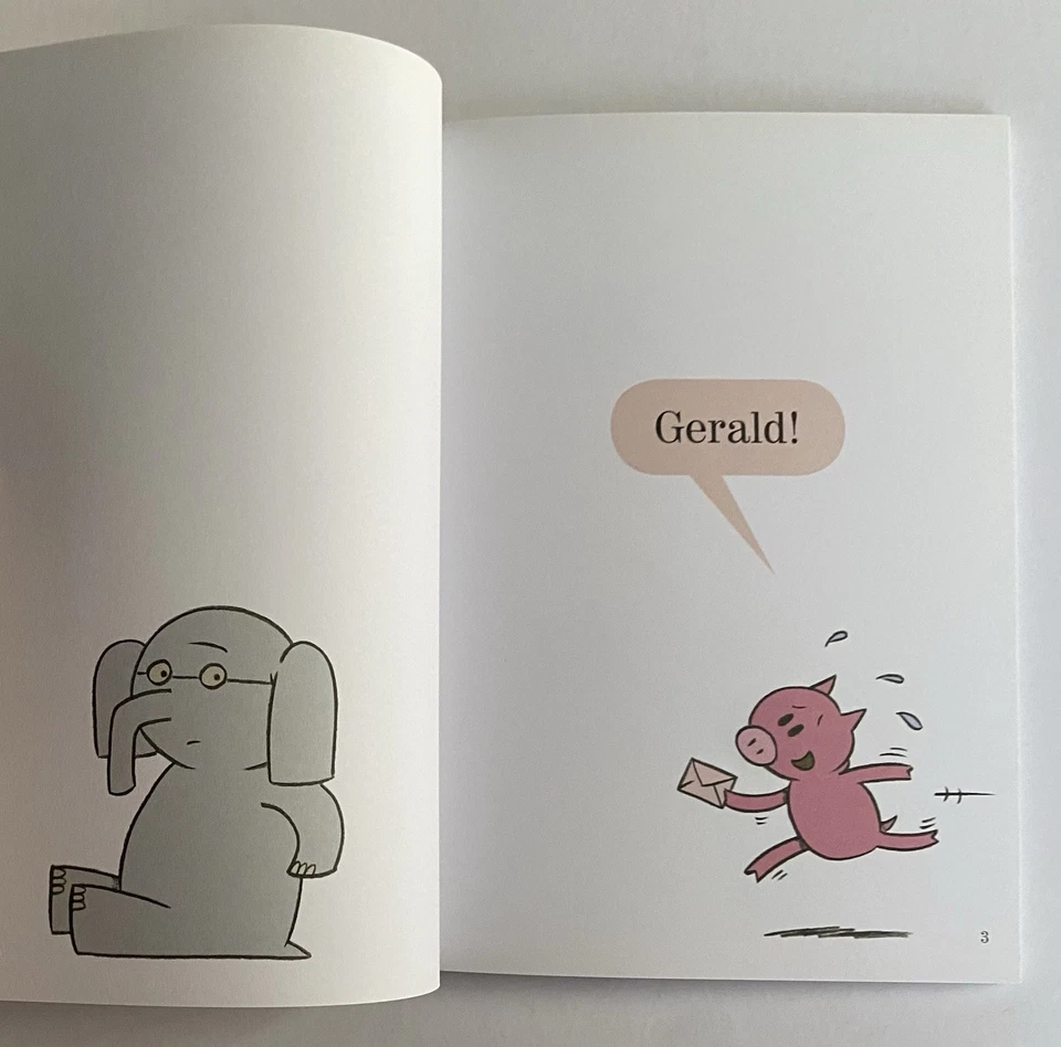 ** ELEPHANT & PIGGIE #3 I AM INVITED TO A PARTY! Paperback Book Mo Willems GOOD - image 4 of 4