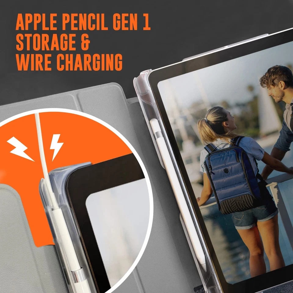 Studio for iPad 7th, 8th & 9th - Lightweight Case with Apple Pencil Storage/H... - Image 2 of 4