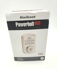 Powerbolt 250 Satin Nickel Single Cylinder Smart Lock Deadbolt with Smartkey