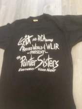 VTG 80’s Screen Stars Spit RCA Records Pointer Sisters Eurythmics Video T Shirt